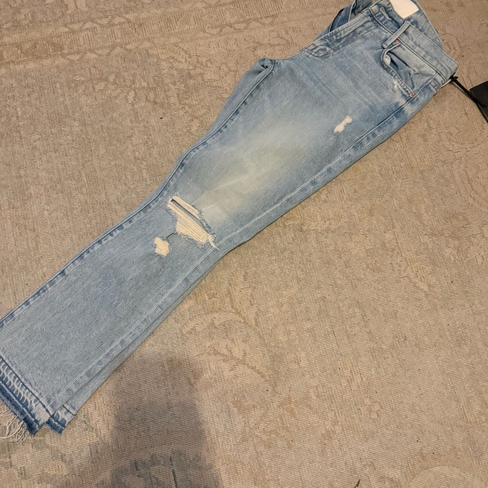 Mother superior light Blue Distressed Women Jeans size 25 NWT